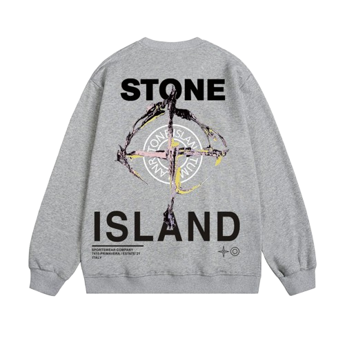 Sweatshirt med tryck