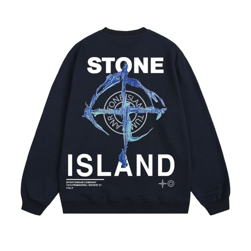 Sweatshirt med tryck